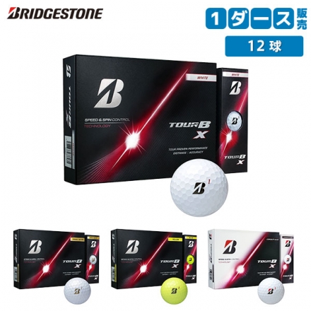 ブリヂストン TOUR B X ゴルフボール 1ダース/12球 ホワイト
