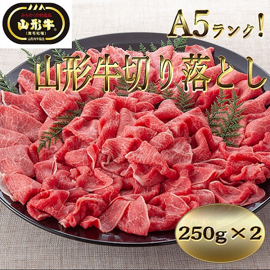 「A5ランク！」山形牛　切り落とし（500g）