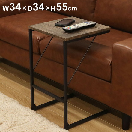 サイドテーブル 幅34cm テーブル デスク 机 ベッドサイド ミニテーブル ナイトテーブル 棚
