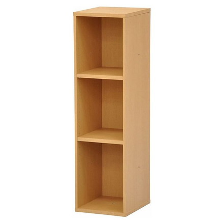 カラーボックス 幅25 高さ90 すき間収納 3段 三段 スリム オープンラック ラック 収納 コンパクト 本棚