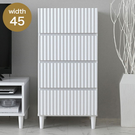 アランチェストALN90-45H WH ホワイト 幅44.5cm チェスト 収納 収納ケース 引き出し 洗面所 寝室