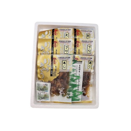 大分 「豊後絆屋」 大分りゅうきゅう漬けセット 真鯛りゅうきゅう漬け70ｇ×2、ぶりりゅうきゅう漬け70ｇ×2、あじりゅうきゅう漬け70ｇ×2、練りわさび2.5ｇ×6袋
