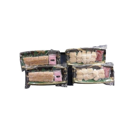 徳島 「吟月」 はも湯引きと炙り詰合せ はも湯引き50g×2（梅肉付き）、あぶり鱧（梅塩付き）50g×2