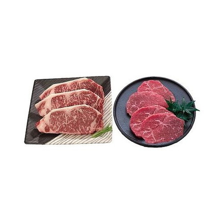 京都モリタ屋 ステーキセット 詰め合わせ サーロインステーキ200g×3、モモステーキ90g×4