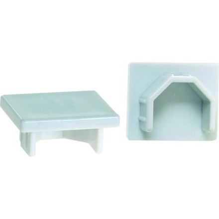 TRUSCO トラスコ ピクチャーレール用 エンドキャップ 2個入 シルバー TMCESV