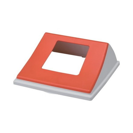 E-CON ダストボックス 808313 90フタ四角穴レッド 80831302WHREE