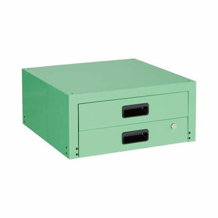 TRUSCO ラビットワゴン用引出2段 500X500 YG色 RBW55XYG