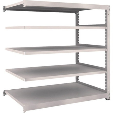 TRUSCO トラスコ M5型中量棚 1500X921XH1500 5段 連結 ネオグレー M55595B 組立品 組立設置不可