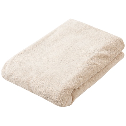 タオルケット シングル 綿100% 140×180cm 抗菌防臭 エコテックス認証 低ホルム コットン クリームアイボリー