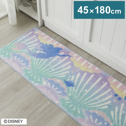 ディズニー キッチンマット ミックス 45×180cm DISNEY PRINCESS シェル 床暖房 ホットカーペット対応