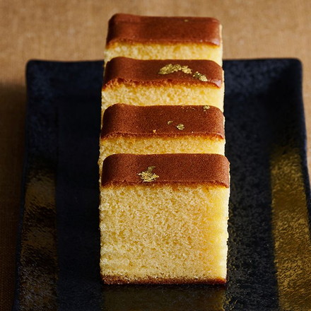 京・伏見 三源庵 金箔カステラ 1本 カステラ 300g×1本 計300g 常温