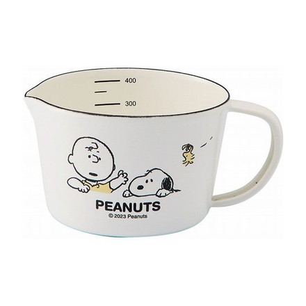 ホーロー メジャーカップ・S ブレイクタイムシリーズ スヌーピー ピーナッツ かわいい キッチン 計量カップ SNOOPY