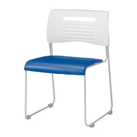 ミーティングチェア スタッキングチェア 肘無し PVCタイプ 会議用 チェア 椅子 会議用チェア