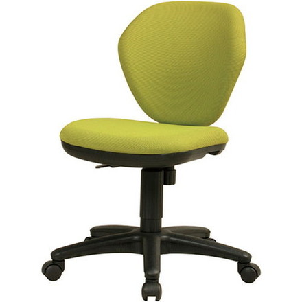 弘益 オフィスチェア コンパクト設計 グリーン K-921-GN