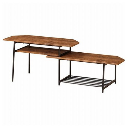 弘益 スライドTVボード ブラウン TVS-B80-BR