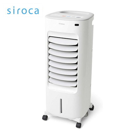siroca 加湿機能付き 温冷風扇 なごみ 保冷剤付き リモコン付き チャイルドロック付き SH-C252(W)