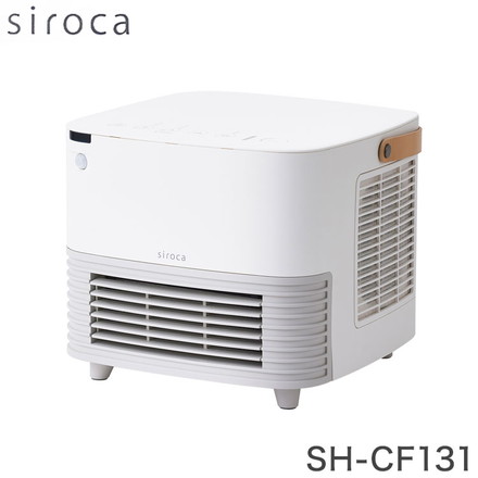 シロカ siroca 人感センサー付き 大風量 セラミックファンヒーター ホワイト SH-CF131