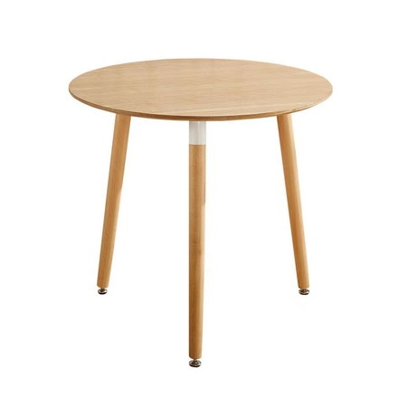 カフェテーブル 丸型 ダイニングテーブル 幅60cm 高さ70cm 天然木使用 ナチュラル
