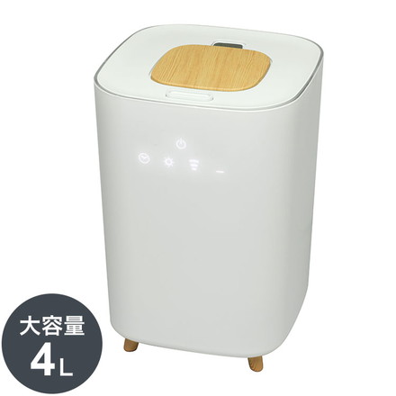 L s humidifier 上部給水 ハイブリッド式 加湿器 4L 抗菌カートリッジ付属 適用床面積10畳