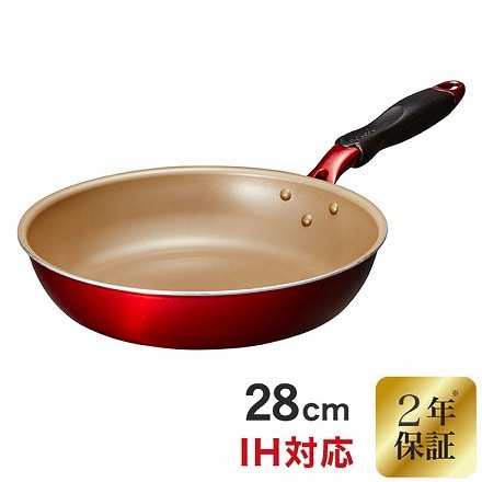 evercook α エバークック アルファ フライパン 28cm深型｜永久不滅