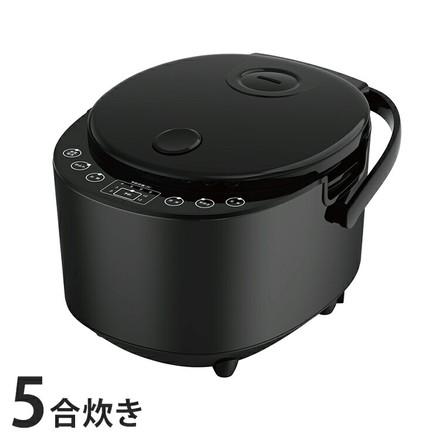 炊飯器 5合炊き スチーム機能 自動保温 ブラック ROOMMATE GOHANDAKI RM-231H