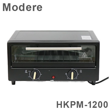 ピザトースター 27cm対応 オーブントースター 1200W タイマー 温度調節 ピザ用 HKPM-1200 Modere