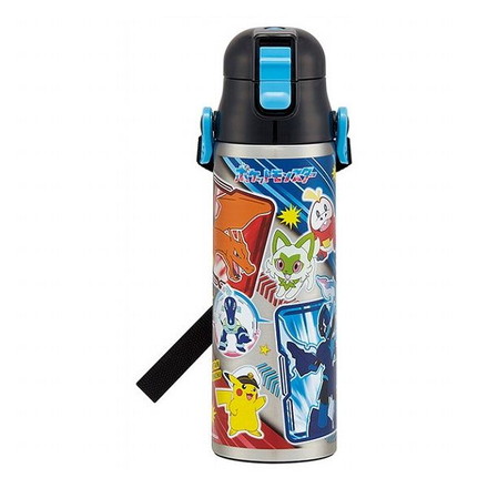 スケーター 超軽量 保冷 ステンレス 水筒 ボトル 直飲み 580ml ポケモン24 キャラクター かわいい 可愛い 子ども 子供 ランチ SDC6N Skater