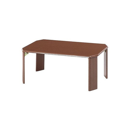 ローテーブル ウッディ W750×D500×H320mm 繊維板 ミディアムブラウン