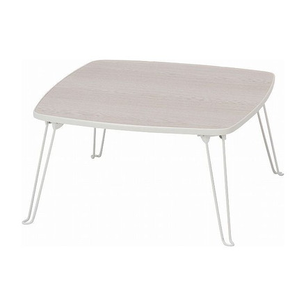 ローテーブル 角60 W600×D600×H315mm プリント紙化粧パーティクルボード 塩化ビニル樹脂 スチール