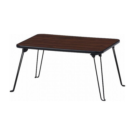 ちゃぶ台 W450×D300×H190mm プリント紙化粧パーティクルボード 合成樹脂(PVC) スチール