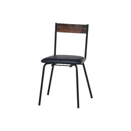 ダイニングチェアー W480×D510×H740mm 450mm 合成樹脂 ウレタン パーティクルボード スチール