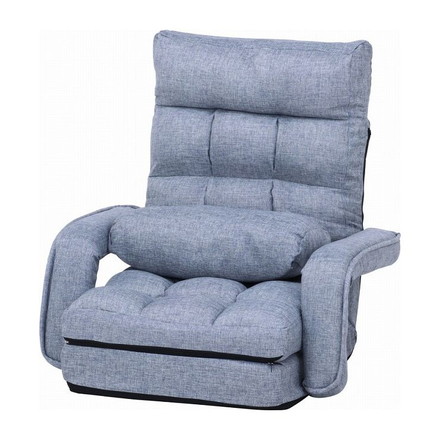 4WAY座椅子 グレー 幅70×奥行58~167×高さ11~70cm 座面高 110~220mm