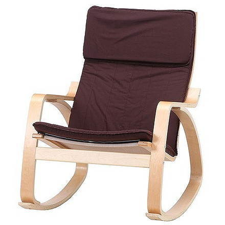 リラックスチェアー スリム ロッキングタイプ W670×D960×H900mm 480mm 綿35 ポリエステル65