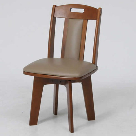 ダイニング回転チェアー 6271-4-2 ブラウン