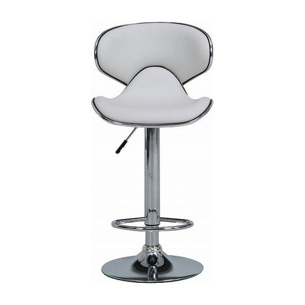 カウンターチェア シェル W480×D500×H840~1050mm 590~800mm 合成皮革 鋼