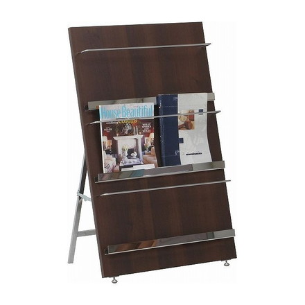 ウッドマガジンラック デコール W580×D350×H900mm PB(PVC) スチール