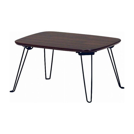 折れ脚ローテーブル W400×D300×H210mm MDF(PVC) スチール