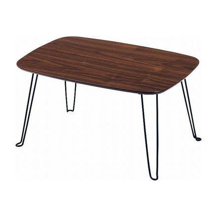 折れ脚ローテーブル W600×D400×H310mm MDF(PVC) スチール