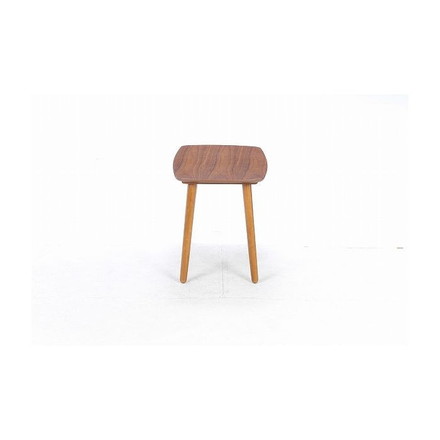 リビングテーブル W900×D500×H550mm 天然木化粧繊維板