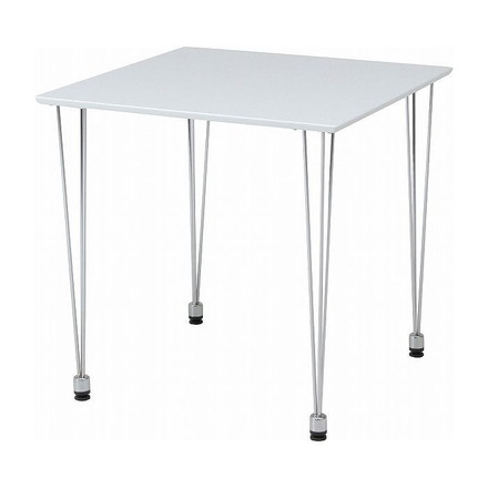 ダイニングテブル W750×D750×H720mm MDF スチール