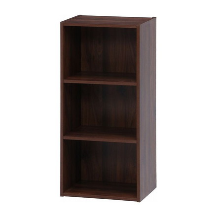 組立簡単ボックス 3段 ミディアムブラウン 3段 幅41.5×奥行29×高さ88cm