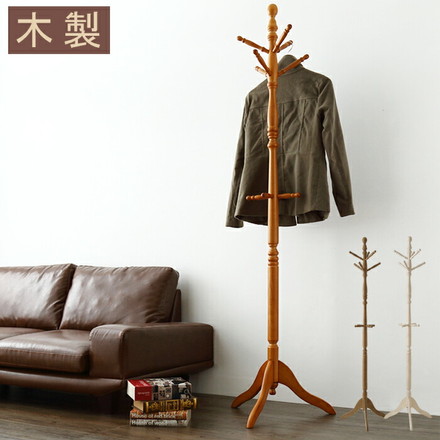 アンティークコートハンガー ダークブラウン