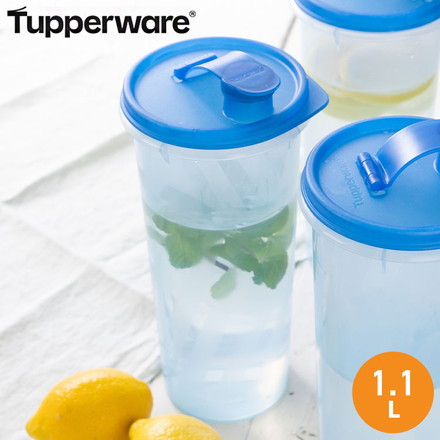 タッパーウェア 冷水筒 1.1L スリムライン Tupperware B1037-00