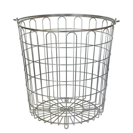 大木製作所 日本製 ステンレス ランドリーバスケット 洗濯かご シルバー 洗濯物干し ランドリー 収納 シンプル 丈夫