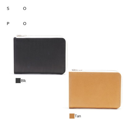 ソポ SOPO L MIDLE PURSE 2つ折り財布 SO-03ss2403 BLK