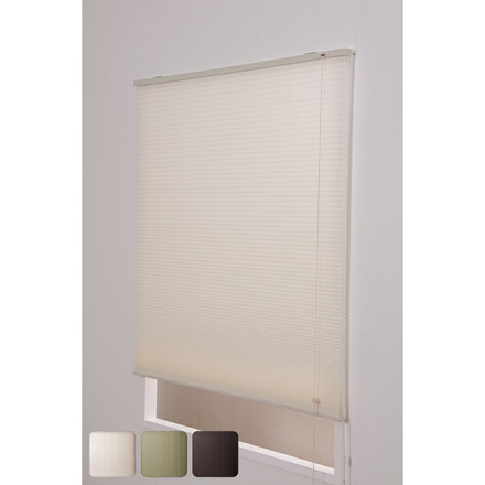 ハニカムプリーツブラインド 60×135cm シェード ブラインド ロール インテリア ハニカムプリーツブラインド アイボリー（L6313）