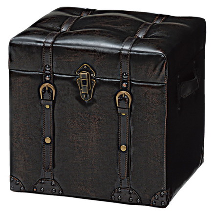 萩原 MC-6000DBR 収納スツール