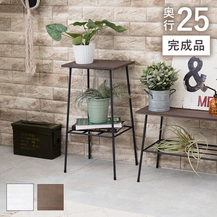 ラック マルチラック 完成品 2段スリムラック 幅30 奥行25 高さ55 スリム コンパクト ディスプレイラック ブラック