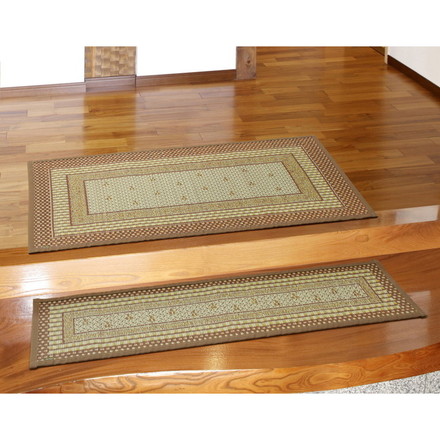 国産い草玄関マット(裏貼り) エルモード 約30×120cm