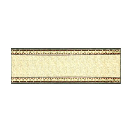 タフトプリント廊下敷き(裏貼り) アイラス 約80×240cm BE【smtb-f】